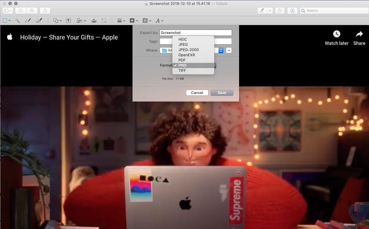 วิธีปรับขนาดรูปภาพใน Mac 