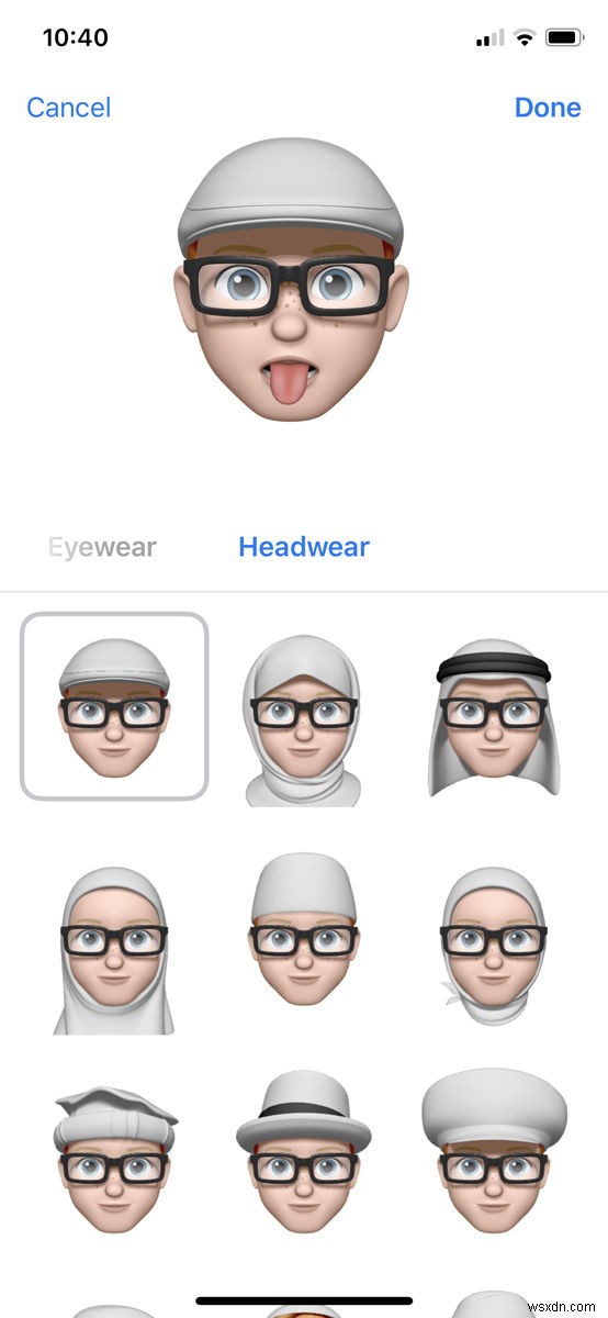 วิธีสร้าง Memoji บน iPhone 