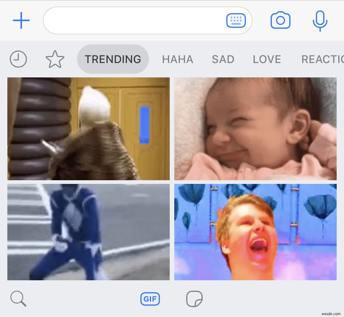 วิธีส่ง GIF ใน WhatsApp บน iPhone 