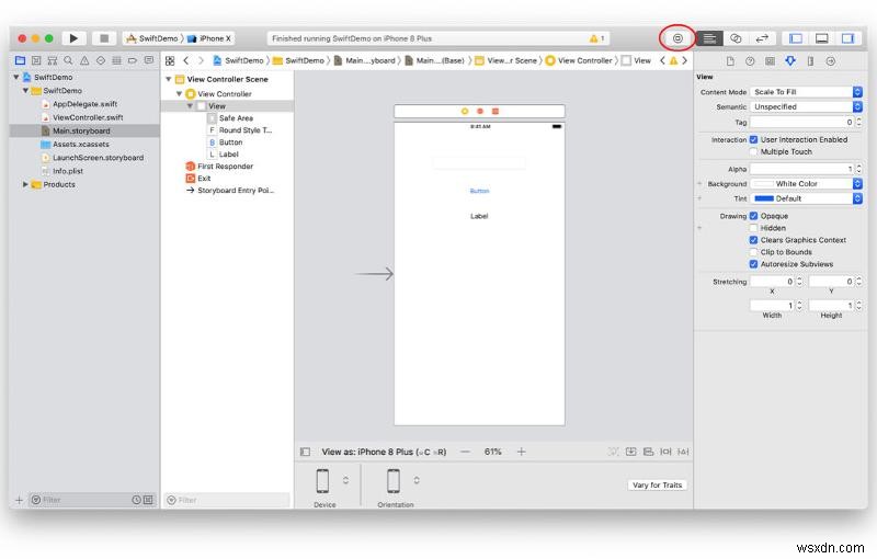 วิธีสร้างแอพด้วย Swift 5 บน Mac 
