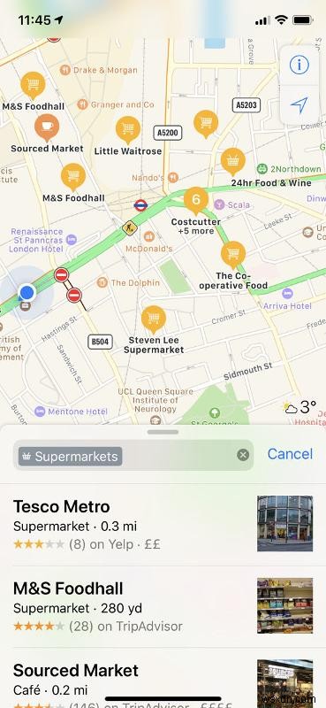 วิธีใช้ Apple Maps บน iPhone 