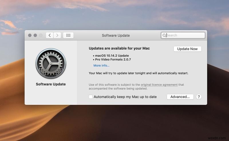 วิธีหยุดป๊อปอัปการแจ้งเตือนการอัปเดต macOS 