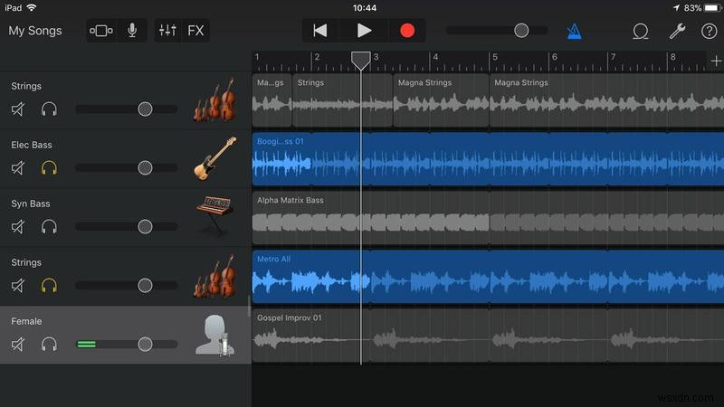 วิธีแก้ไขใน GarageBand สำหรับ iPad และ iPhone 