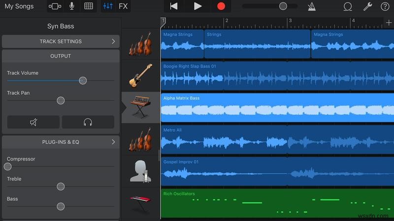 วิธีแก้ไขใน GarageBand สำหรับ iPad และ iPhone 