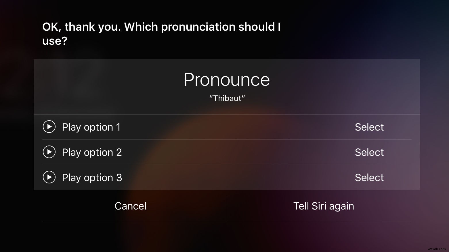 วิธีสอน Siri ให้ออกเสียงชื่อถูกต้อง 