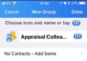 วิธีตั้งค่ากลุ่มผู้ติดต่อบน iPhone &iPad 