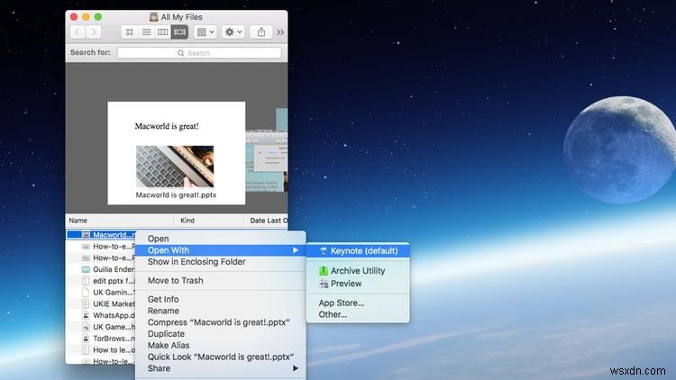 วิธีแก้ไขไฟล์ .pptx PowerPoint บน Mac, iPad หรือ iPhone 