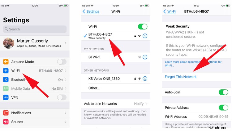 วิธีหยุด iPhone ไม่ให้เชื่อมต่อ Wi-Fi 