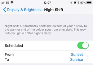 วิธีใช้ Night Shift บน iPhone 
