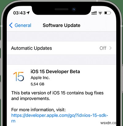 วิธีรับ iOS 15 Developer Beta โดยไม่มีบัญชีผู้พัฒนา 