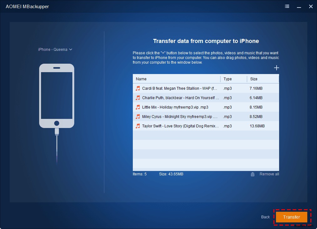 วิธีการโอนเพลงจาก iPod กับ iPhone 12/iPhone 11? 