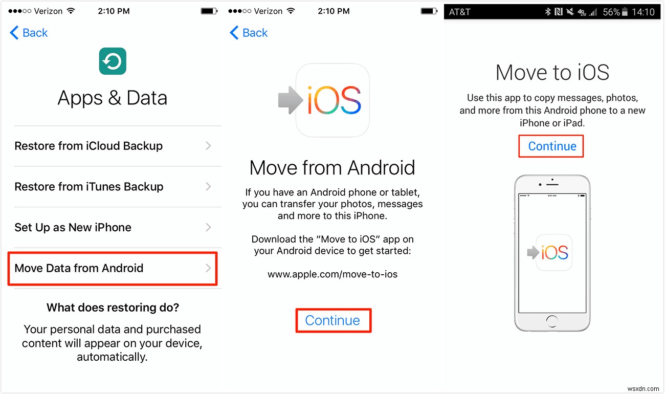 [4 วิธี] วิธีถ่ายโอนผู้ติดต่อจาก Android ไปยัง iPhone 13 