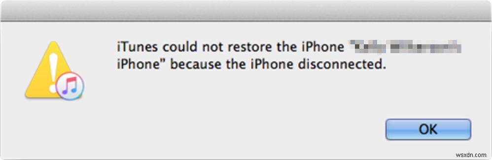 แก้ไข:iTunes ไม่สามารถสำรองข้อมูล iPhone เนื่องจาก iPhone Diconnected 
