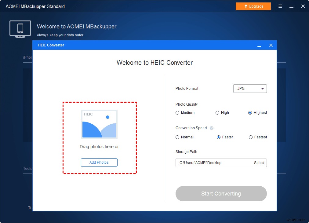 [ดาวน์โหลดฟรี] HEIC เป็น JPG Offline Converter สำหรับ Windows 10 