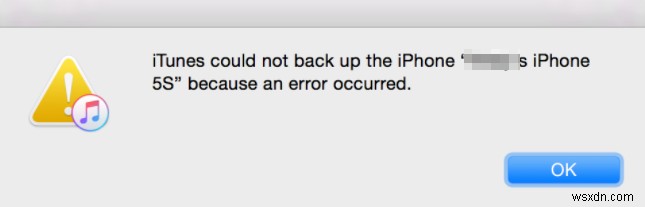 แก้ไข:iTunes ไม่สามารถสำรองข้อมูล iPhone สำหรับข้อผิดพลาดที่เกิดขึ้น 