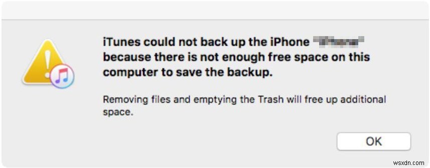 แก้ไข:iTunes ไม่สามารถสำรองข้อมูล iPhone สำหรับข้อผิดพลาดที่เกิดขึ้น 