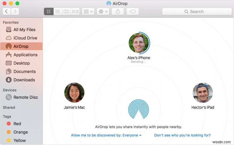 วิธีการ Airdrop จาก iPhone ไปยัง Mac 