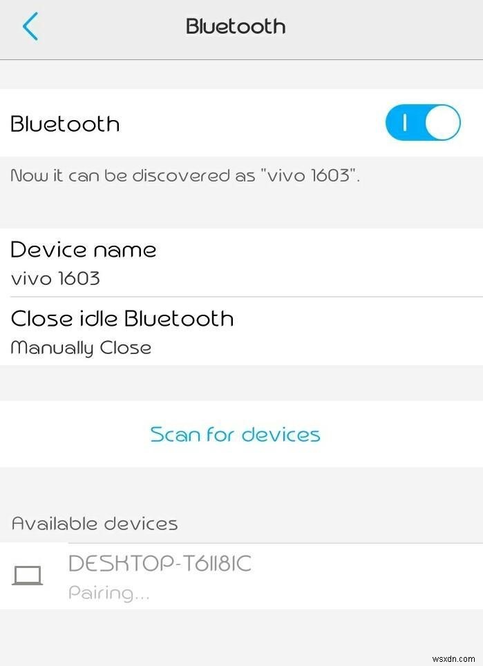 ถ่ายโอนไฟล์ผ่าน Bluetooth ระหว่าง Android และ PC 