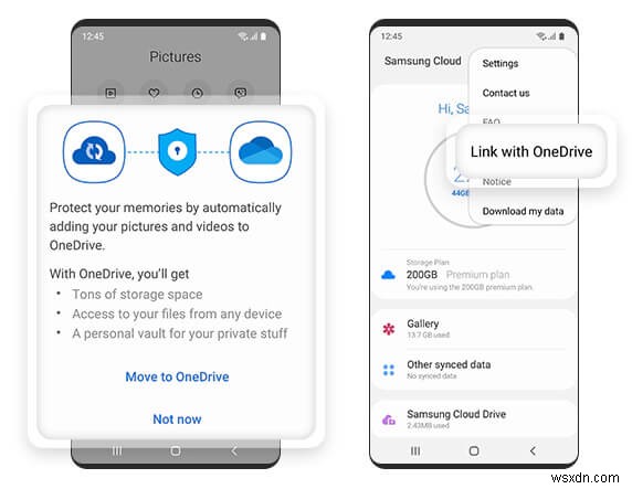 วิธีสำรองข้อมูล Samsung ไปยัง OneDrive 