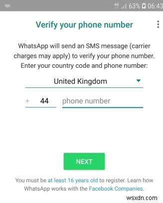 วิธีใช้ WhatsApp โดยไม่ต้องใช้หมายเลขโทรศัพท์ 