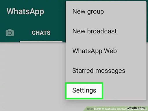 วิธีปลดล็อกบางคนหรือแชทบน WhatsApp 