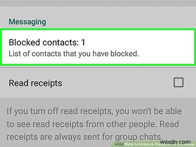 วิธีปลดล็อกบางคนหรือแชทบน WhatsApp 