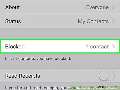 วิธีปลดล็อกบางคนหรือแชทบน WhatsApp 