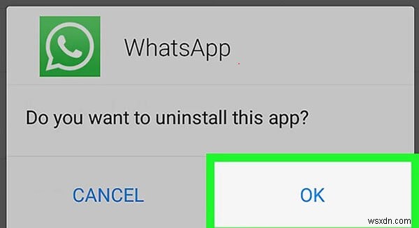 จะเกิดอะไรขึ้นเมื่อคุณถอนการติดตั้ง WhatsApp 