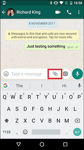 วิธีส่งตำแหน่งบน WhatsApp [Android &iOS] 