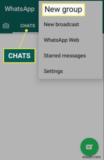 วิธีสร้างกลุ่ม WhatsApp 