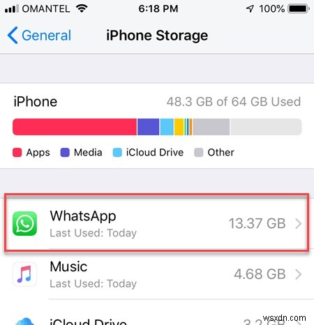 วิธีลดพื้นที่เก็บข้อมูล WhatsApp บน iPhone และ Android 