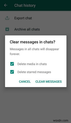 WhatsApp Clear Chat กับ Delete Chat:อะไรคือความแตกต่าง? 