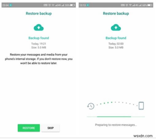 ถ้าฉันถอนการติดตั้ง WhatsApp ของฉัน ฉันจะสูญเสียข้อมูลของฉันหรือไม่ 