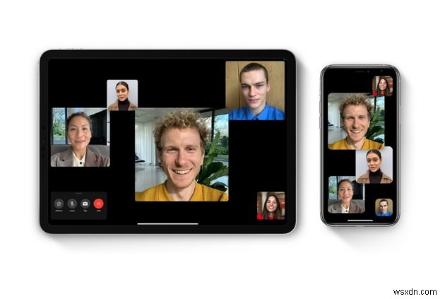 วิธีเริ่มการโทรแบบกลุ่ม FaceTime 