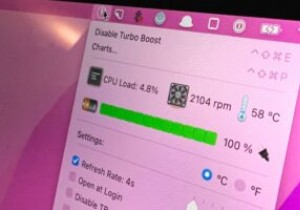 วิธีเปิดใช้งานหรือปิดใช้งาน Turbo Boost บน Mac ของคุณ 