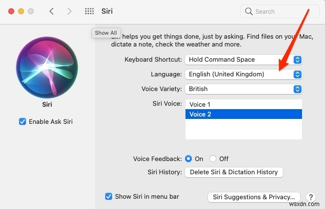 วิธีเปลี่ยนเสียงและภาษาของ Siri บน Mac และ iPhone 