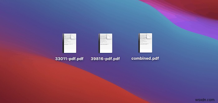 วิธีรวมเอกสารที่สแกนเป็น PDF บน macOS 