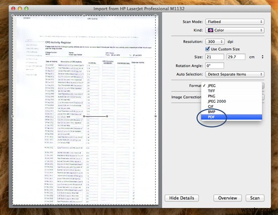 วิธีรวมเอกสารที่สแกนเป็น PDF บน macOS 