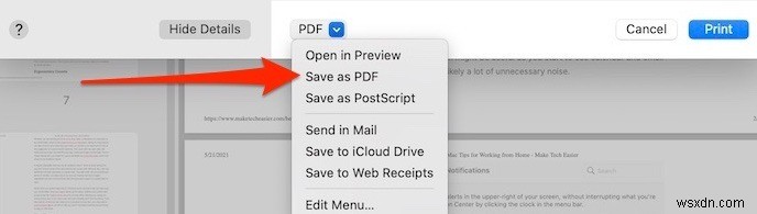 วิธีแยกหน้าจากเอกสาร PDF บน Mac ของคุณ 