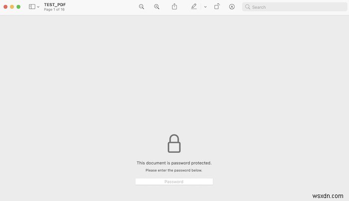 วิธีลบรหัสผ่านจากไฟล์ PDF บน Mac ของคุณ 