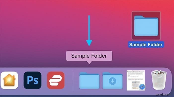 วิธีบุ๊กมาร์กโฟลเดอร์ใน Finder บน Mac 