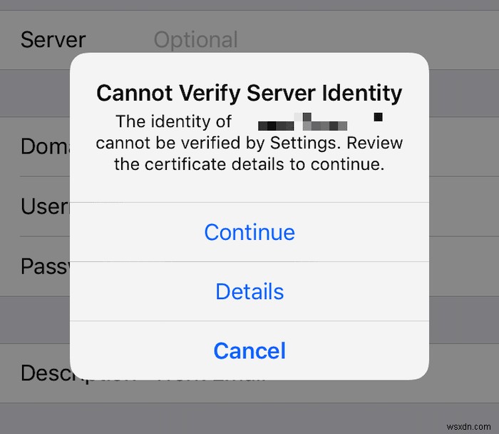 วิธีแก้ไขข้อผิดพลาด “Cannot Verify Server Identity” Error สำหรับอุปกรณ์ Apple 