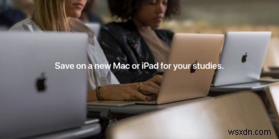 รับส่วนลดนักเรียนที่ Apple Education Store 