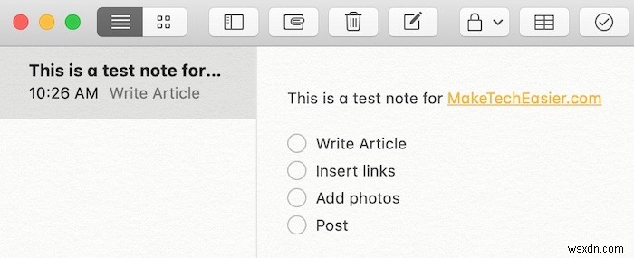 วิธีเริ่มต้นใช้งาน macOS Notes App 