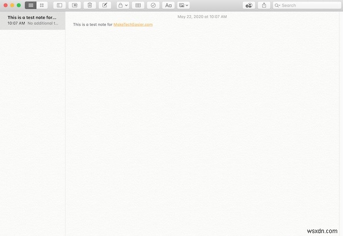 วิธีเริ่มต้นใช้งาน macOS Notes App 