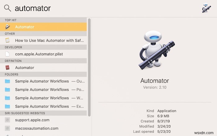 วิธีใช้ Automator ใน macOS 