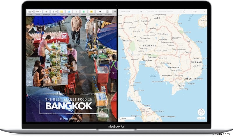 วิธีสแนปหรือแยกหน้าจอ Windows ใน macOS 