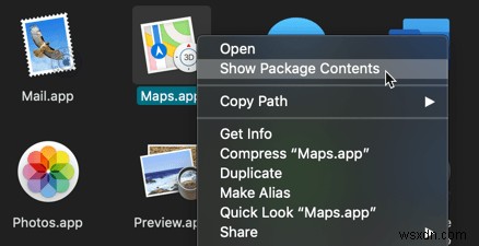 กายวิภาคของ macOS App Bundles 