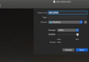 วิธีแปลงไฟล์ HEIC เป็น JPG โดยใช้การแสดงตัวอย่างบน Mac 