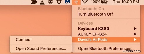 วิธีเชื่อมต่อ Airpods กับ Mac 